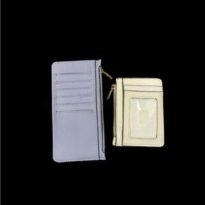 Stylish Wallet Set in Light and Dark Blue